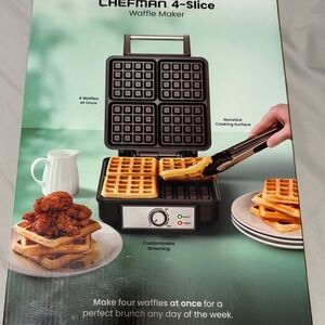 Chefman 4-Slice Waffle Maker